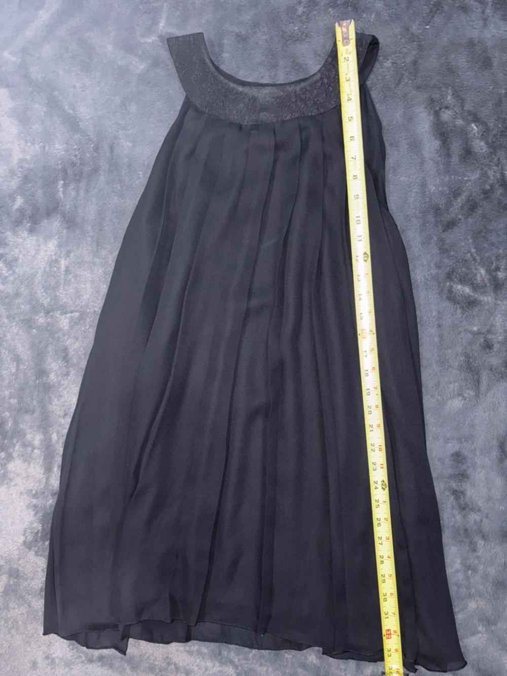 Classic Black Pleated dress
